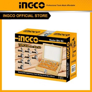 Bộ 12 mũi phay gỗ mũi 6mm INGCO AKRT1201 - Đồ nghề, dụng cụ cầm tay, máy móc thiết bị INGCO chính hãng, giá tốt