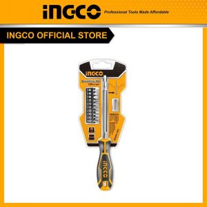 Bộ 12 tua vít thân mềm INGCO AKSDFL1208