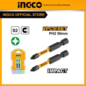 Bộ 2 mũi bắt vít bake thép cao cấp có nam châm INGCO SDBIM71PH250 - Đồ nghề, dụng cụ cầm tay, máy móc thiết bị INGCO chính hãng, giá tốt