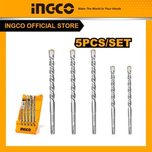 Bộ 5 mũi khoan bê tông đuôi gài INGCO AKD2052 - Đồ nghề, dụng cụ cầm tay, máy móc thiết bị INGCO chính hãng, giá tốt
