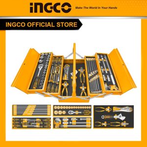 Bộ 59 công cụ trong hộp săt HTCS15591 - Đồ nghề, dụng cụ cầm tay, máy móc thiết bị INGCO chính hãng, giá tốt
