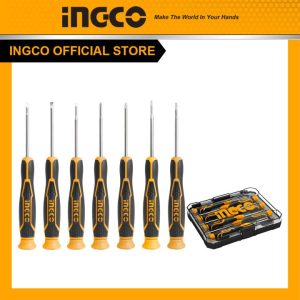 Bộ 7 tua vít nhỏ thép Crv INGCO HKSD0718 - Đồ nghề, dụng cụ cầm tay, máy móc thiết bị INGCO chính hãng, giá tốt