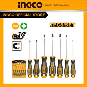 Bộ 7 tua vít thép Crv INGCO HKSD0728
