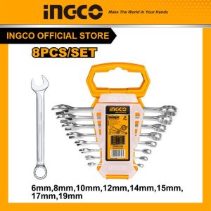 Bộ 8 cờ lê vòng miệng (6-19mm) INGCO HKSPA1088