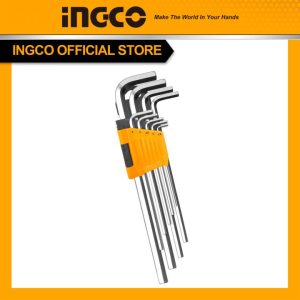 Bộ 9 chìa lục giác tay cầm dài INGCO HHK11092