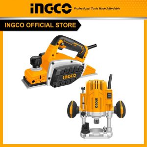 Bộ Combo INGCO BTCB202415 - Máy phay gỗ 1600W RT160028 + Máy bào điện 750W PL7508 - Đồ nghề, dụng cụ cầm tay, máy móc thiết bị INGCO chính hãng,...