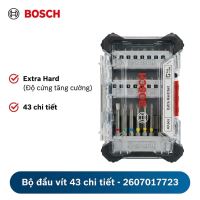 Bộ Đầu Vặn Vít Bosch Extra Hard 43 Món (2607017723) Chính Hãng