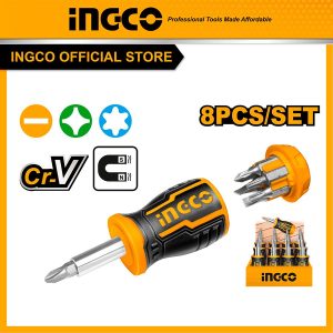 Bộ tua vít 8 đầu tiện dụng INGCO AKISDS0708