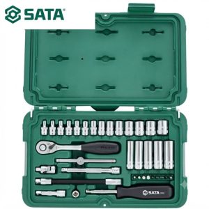 Bộ Tuýp Cần Siết Tự Động 1/4" SATA SC09001 (36 Chi Tiết) | Chính Hãng