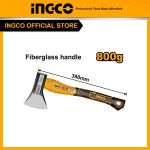 Búa rìu 800g dài 390mm thép rèn chắc chắn INGCO HAX081800 - Đồ nghề, dụng cụ cầm tay, máy móc thiết bị INGCO chính hãng, giá tốt