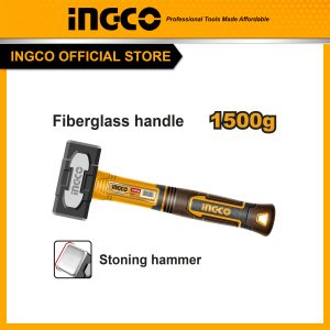 Búa tạ 1.5Kg INGCO HSTH81500 đầu búa rèn thả xử lý nhiệt thép cacbon 45# - Đồ nghề, dụng cụ cầm tay, máy móc thiết bị INGCO chính hãng, giá tốt