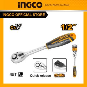 Cần siết 2 chiều 1/2 inch tay cầm 260mm INGCO HRTH0812