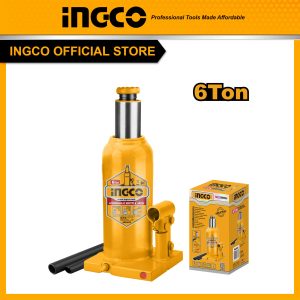 Con đội thủy lực 6 tấn INGCO HBJ602 có van an toàn - Đồ nghề, dụng cụ cầm tay, máy móc thiết bị INGCO chính hãng, giá tốt