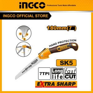 Cưa cầm tay gấp gọn 7 inch INGCO HFSW1806 cưa gỗ - Đồ nghề, dụng cụ cầm tay, máy móc thiết bị INGCO chính hãng, giá tốt