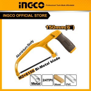Cưa mini cầm tay 6 inch INGCO MHHF1503 cắt sắt gỗ nhựa 24TPI - Đồ nghề, dụng cụ cầm tay, máy móc thiết bị INGCO chính hãng, giá tốt