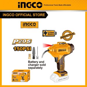 Dụng cụ bơm lốp xe dùng pin 20V INGCO CACLI2018 - Đồ nghề, dụng cụ cầm tay, máy móc thiết bị INGCO chính hãng, giá tốt