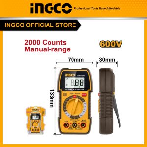 Đồng hồ đo điện vạn năng INGCO DM360011 đo điện áp DC, dòng điện DC, điện áp xoay chiều, điện trở - Đồ nghề, dụng cụ cầm tay, máy móc thiết bị...