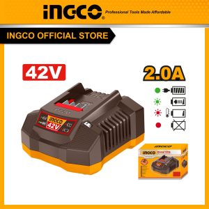 Đế sạc hệ pin 42V max dòng 2.0Ah INGCO FCLI42021 - Đồ nghề, dụng cụ cầm tay, máy móc thiết bị INGCO chính hãng, giá tốt