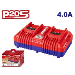 Đế sạc nhanh 2 cổng 20V 4A Emtop EFCR20403