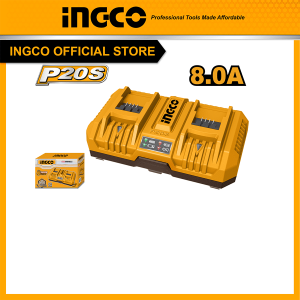Đế sạc pin đôi 20V dòng sạc 8.0Ah INGCO FCLI2082 - Đồ nghề, dụng cụ cầm tay, máy móc thiết bị INGCO chính hãng, giá tốt