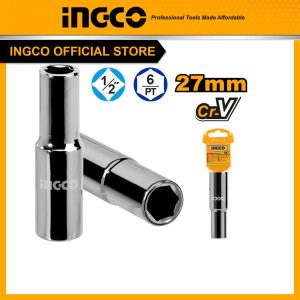Đầu tuýp INGCO 27mm loại dài HHAST12273L