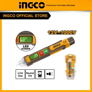 Đầu dò điện cảm ứng báo tín hiệu âm thanh ánh sáng INGCO VD210003 tự động phân biệt đường trực tiếp và Netural - Đồ nghề, dụng cụ cầm...