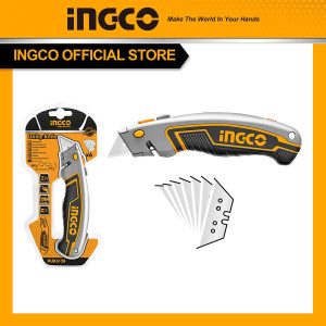 Dao rọc giấy HUK6128 INGCO cao cấp - Đồ nghề, dụng cụ cầm tay, máy móc thiết bị INGCO chính hãng, giá tốt