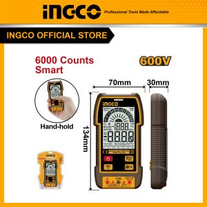 Đồng hồ đo điện kĩ thuật số INGCO DM16004 chức năng thông minh - Đồ nghề, dụng cụ cầm tay, máy móc thiết bị INGCO chính hãng, giá tốt