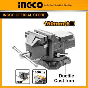 Ê tô kẹp 6 inch INGCO HBV086 - Đồ nghề, dụng cụ cầm tay, máy móc thiết bị INGCO chính hãng, giá tốt