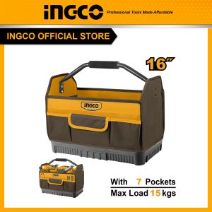 Giỏ đựng dụng cụ 16 inch có đế nhựa siêu bền INGCO HTBGL04 - Đồ nghề, dụng cụ cầm tay, máy móc thiết bị INGCO chính hãng, giá tốt