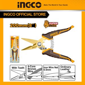 Kéo cắt dây điện inox cao cấp 200mm INGCO HES0188 - Đồ nghề, dụng cụ cầm tay, máy móc thiết bị INGCO chính hãng, giá tốt