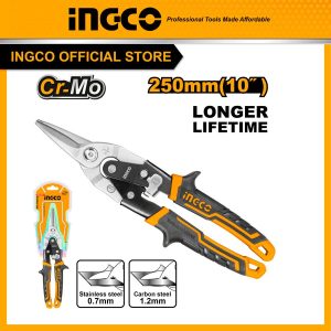 Kéo cắt tôn thẳng INGCO HTSN2610S
