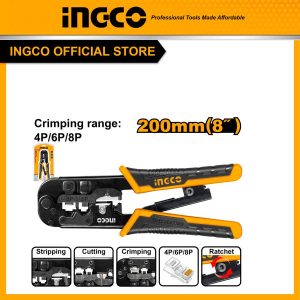 Kìm bấm dây mạng, điện thoại INGCO HMPCN2468R