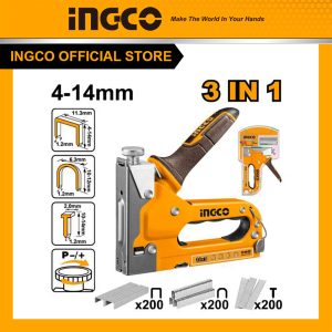 Kìm bấm ghim 3 trong 1 INGCO HSG1405 chung ghim Ghim U STS0210 và thẳng STS6110 - Đồ nghề, dụng cụ cầm tay, máy móc thiết bị INGCO chính hãng, giá tốt