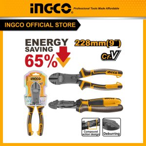 Kìm cắt 9 inch trợ lực 65% INGCO HCDCP58230 thép CrV - Đồ nghề, dụng cụ cầm tay, máy móc thiết bị INGCO chính hãng, giá tốt