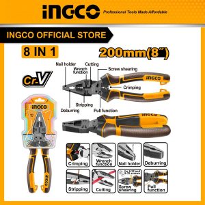 Kìm đa năng kết hợp 8 trong 1 INGCO HMFCP28200