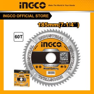 Lưỡi cắt gỗ 185mm cốt 16-20mm, 60 răng INGCO TSB118513 - Đồ nghề, dụng cụ cầm tay, máy móc thiết bị INGCO chính hãng, giá tốt