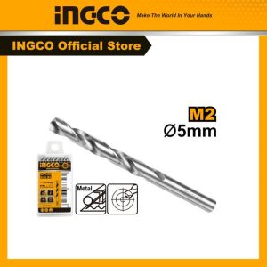 Mũi khoan kim loại M2 HSS 5.0mm INGCO DBT1110501 - Đồ nghề, dụng cụ cầm tay, máy móc thiết bị INGCO chính hãng, giá tốt