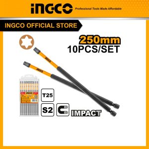 Mũi vít động lực đầu T25 dài 250mm có nam châm INGCO SDBIM11T25103 - Đồ nghề, dụng cụ cầm tay, máy móc thiết bị INGCO chính hãng, giá tốt
