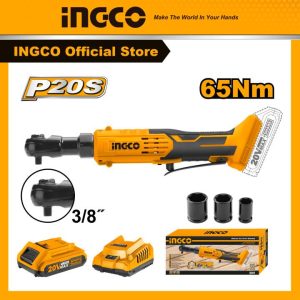 Máy bắn bulông ốc ngang pin 20V, lực siết 65Nm INGCO CDRLI206015 - Đồ nghề, dụng cụ cầm tay, máy móc thiết bị INGCO chính hãng, giá tốt