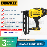 Máy bắn đinh dùng pin 20V Stanley SCN616D2K-B1
