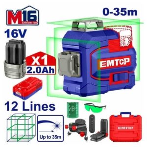 Máy cân bằng Laser 12 tia EMTOP ESLE12301