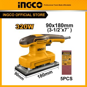 Máy chà nhám chữ nhật 320W kích thước 180x90mm INGCO FS3216 - Đồ nghề, dụng cụ cầm tay, máy móc thiết bị INGCO chính hãng, giá tốt
