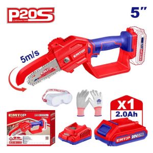 Máy cưa xích dùng pin EMTOP ELGA20581 ( Kèm 1 pin 2Ah & 1 sạc )