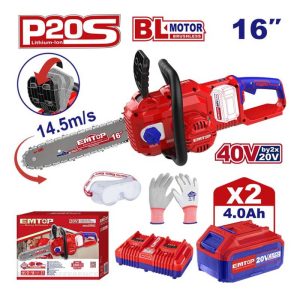 Máy cưa xích dùng pin EMTOP ELGA401682