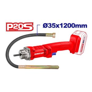Máy đầm dùi dùng pin EMTOP ECVL202301 ( Chưa kèm pin & sạc )