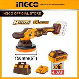 Máy đánh bóng pin INGCO APLI20151 20V-150mm (kèm pin và sạc) - Đồ nghề, dụng cụ cầm tay, máy móc thiết bị INGCO chính hãng, giá tốt