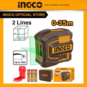 Máy đo mức cân bằng tia laser (tia xanh) INGCO HLL156601 0~35m - Đồ nghề, dụng cụ cầm tay, máy móc thiết bị INGCO chính hãng, giá tốt