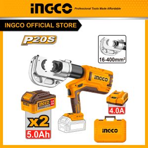 Máy ép thủy lực pin INGCO CTLI2005 20V (kèm pin và sạc) - Đồ nghề, dụng cụ cầm tay, máy móc thiết bị INGCO chính hãng, giá tốt