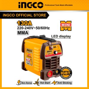 Máy hàn điện tử 130A INGCO ING-MMA13049 IGBT hàn que 1.6-3.2mm